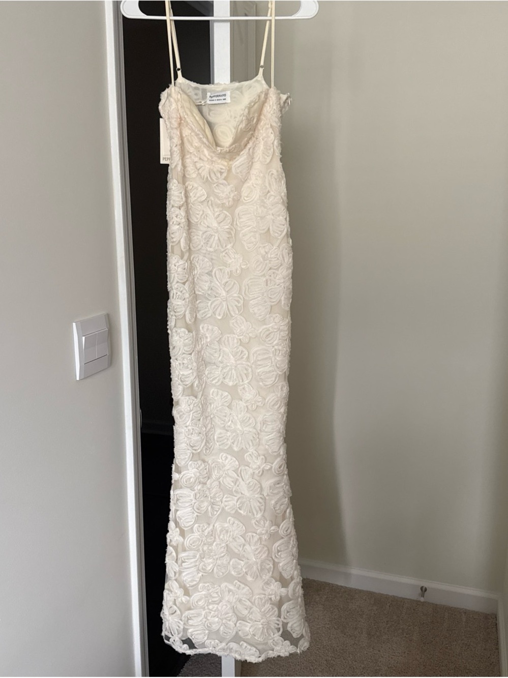 Peppermayo That Girl Maxi Dress in Ivory - Picture 3 of 3
